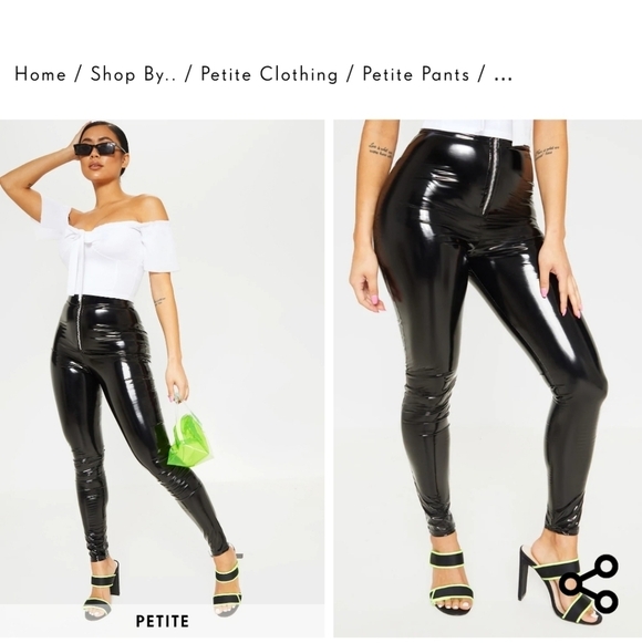 PrettyLittleThing Pants - 🤠Vinyl pants New with Tags Size 6P
